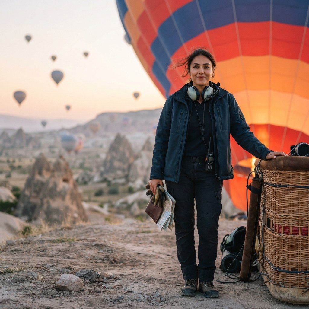 Pilot ve operasyon sorumlusu Derya Şahin